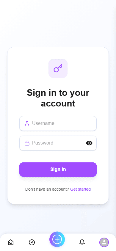 Ekovym Mobile Interface